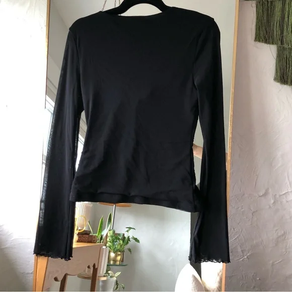 Vtg 90s Mesh Long Sleeve - Picture 6 of 8